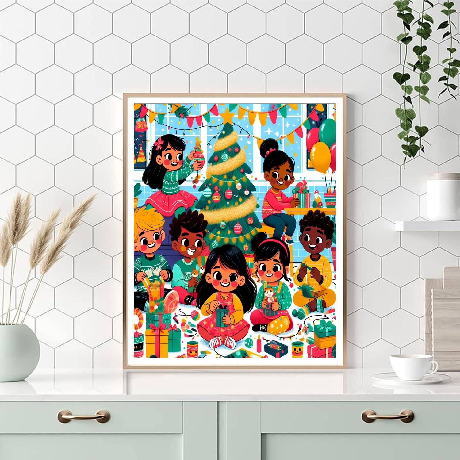 Exciting Holiday Adventure Painting By Numbers Kit