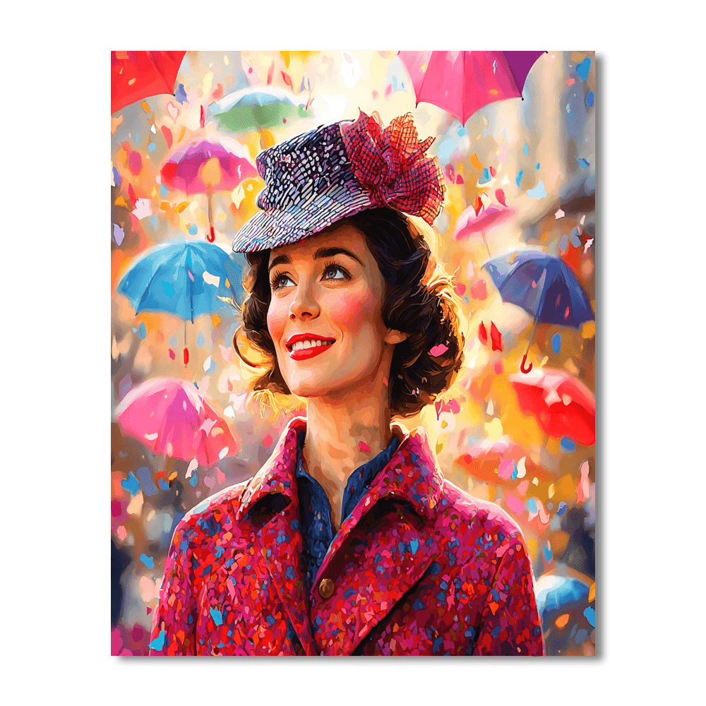 Emily Blunt: The Spirited Warrior Of Mary Poppins Returns Paint By Numbers Kits