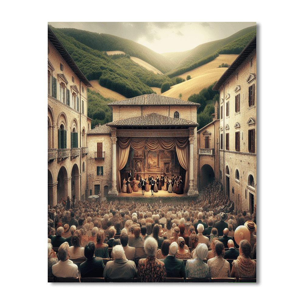 Spoleto Festival - Spoleto Number Painting