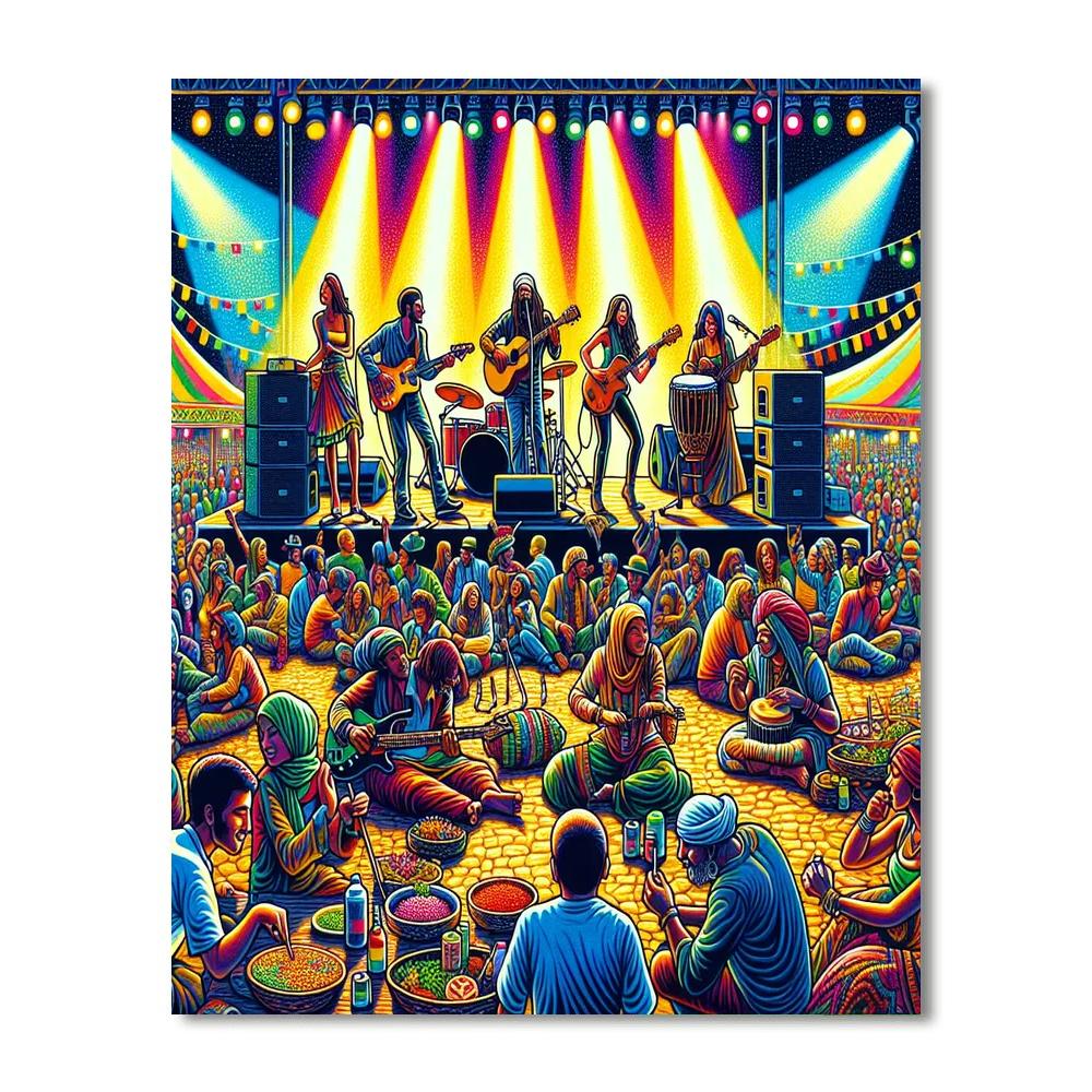 World Of Music Festival - Tasmania Numbered Painting Kits