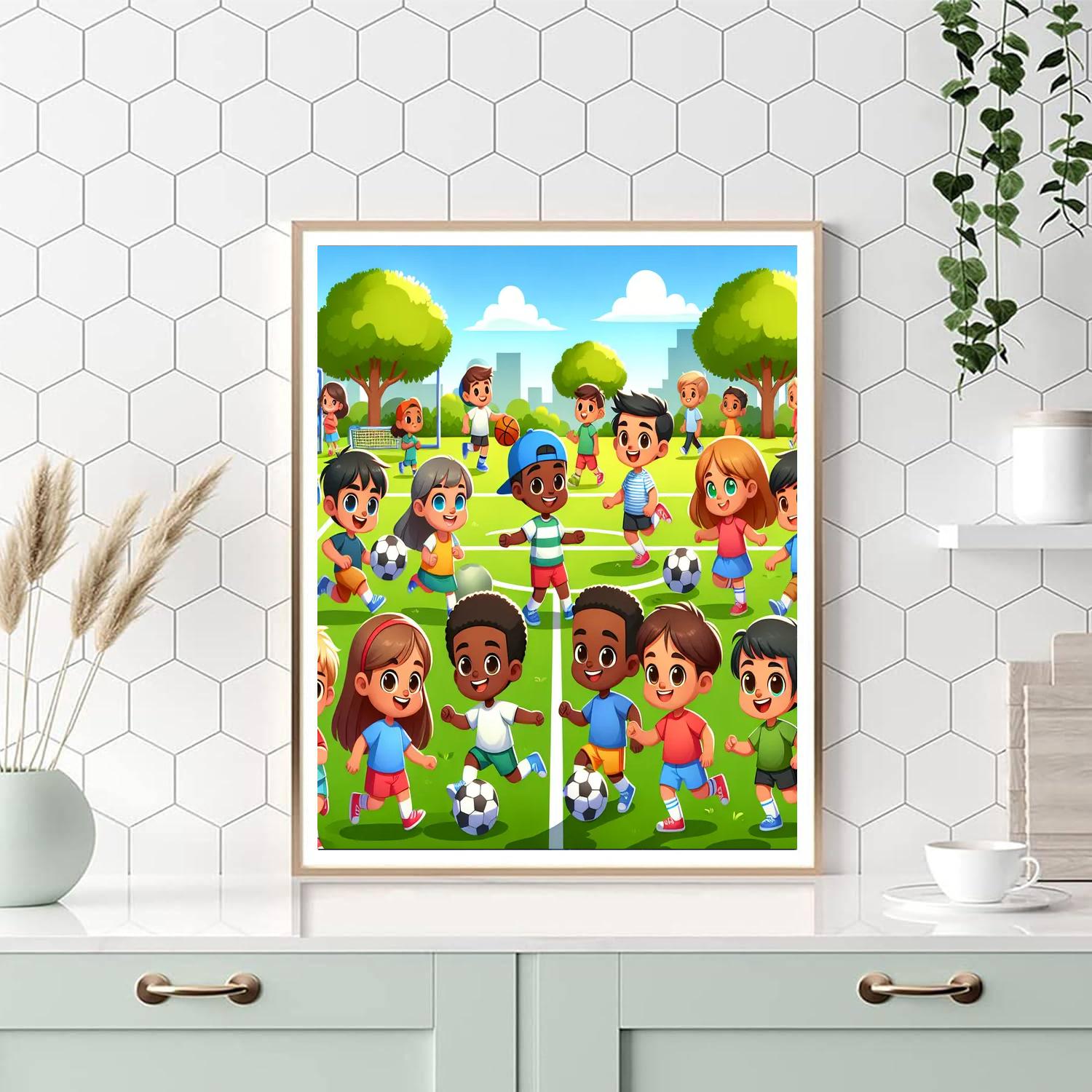 Sporty Adventure Time Number Painting