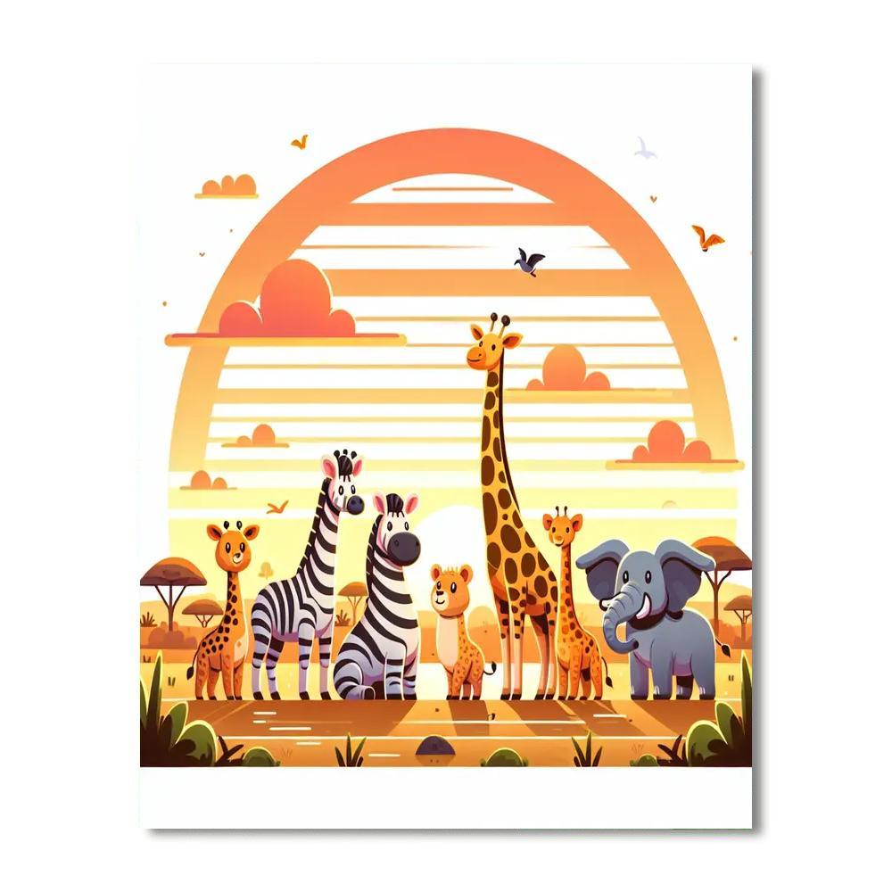 Savanna Soiree Paint By Color