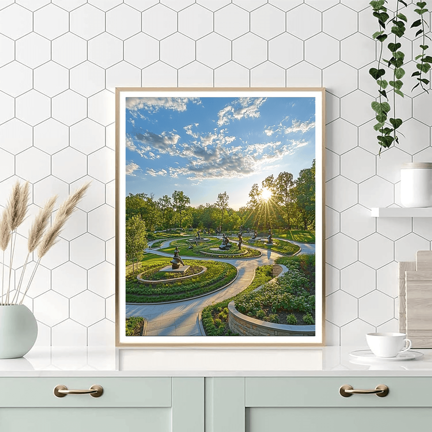 Vigeland Park - Oslo DIY Paint By Numbers