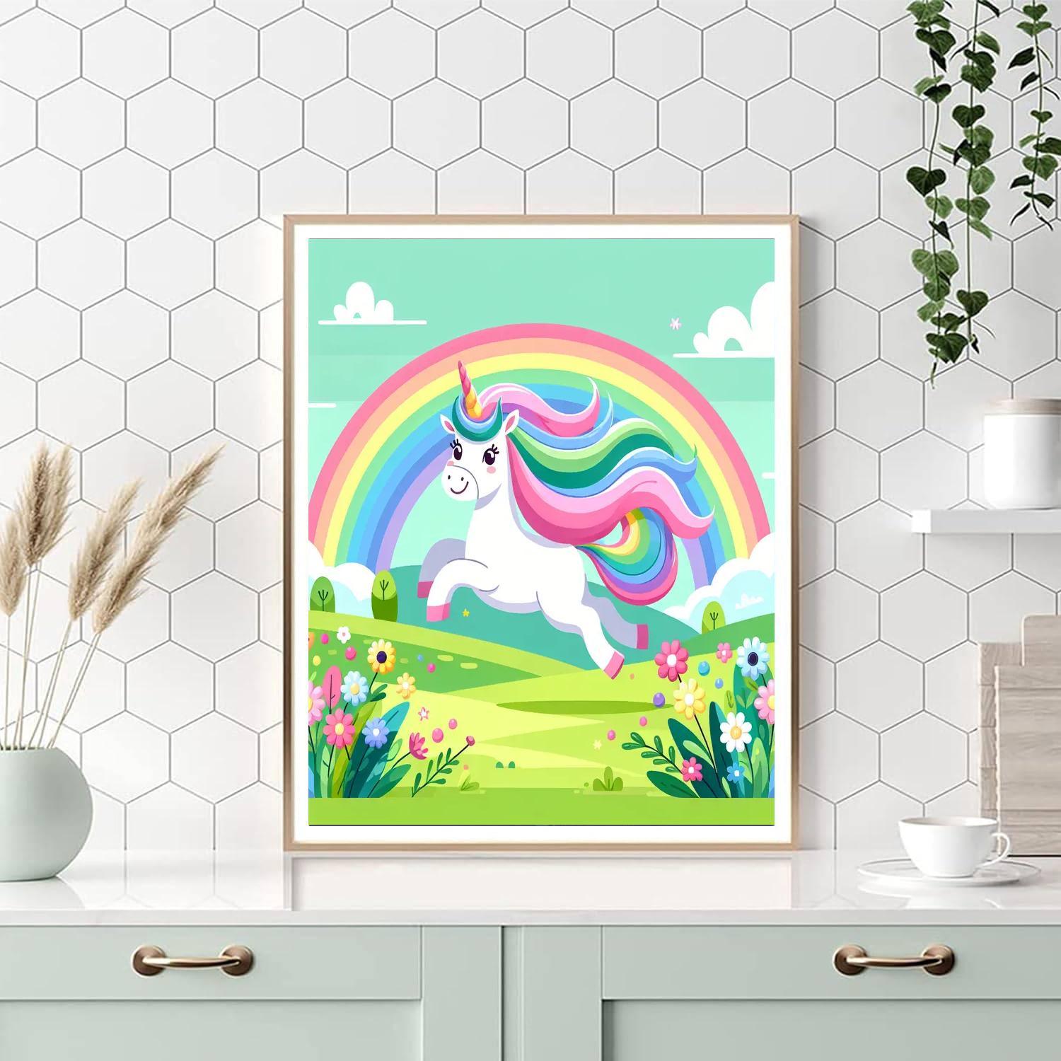 Dreamy Unicorn Adventure Paint By Color