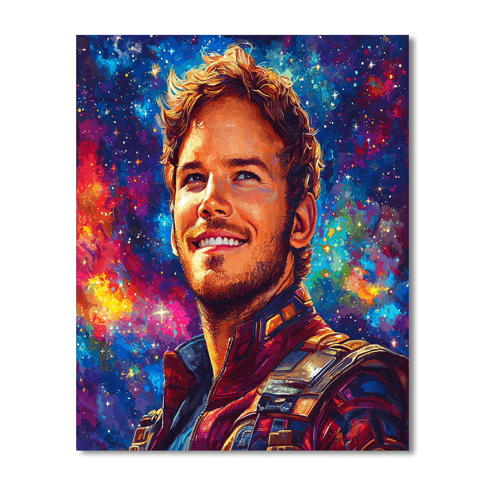 Chris Pratt: The Daring Spirit Of Star-lord Paint By Number