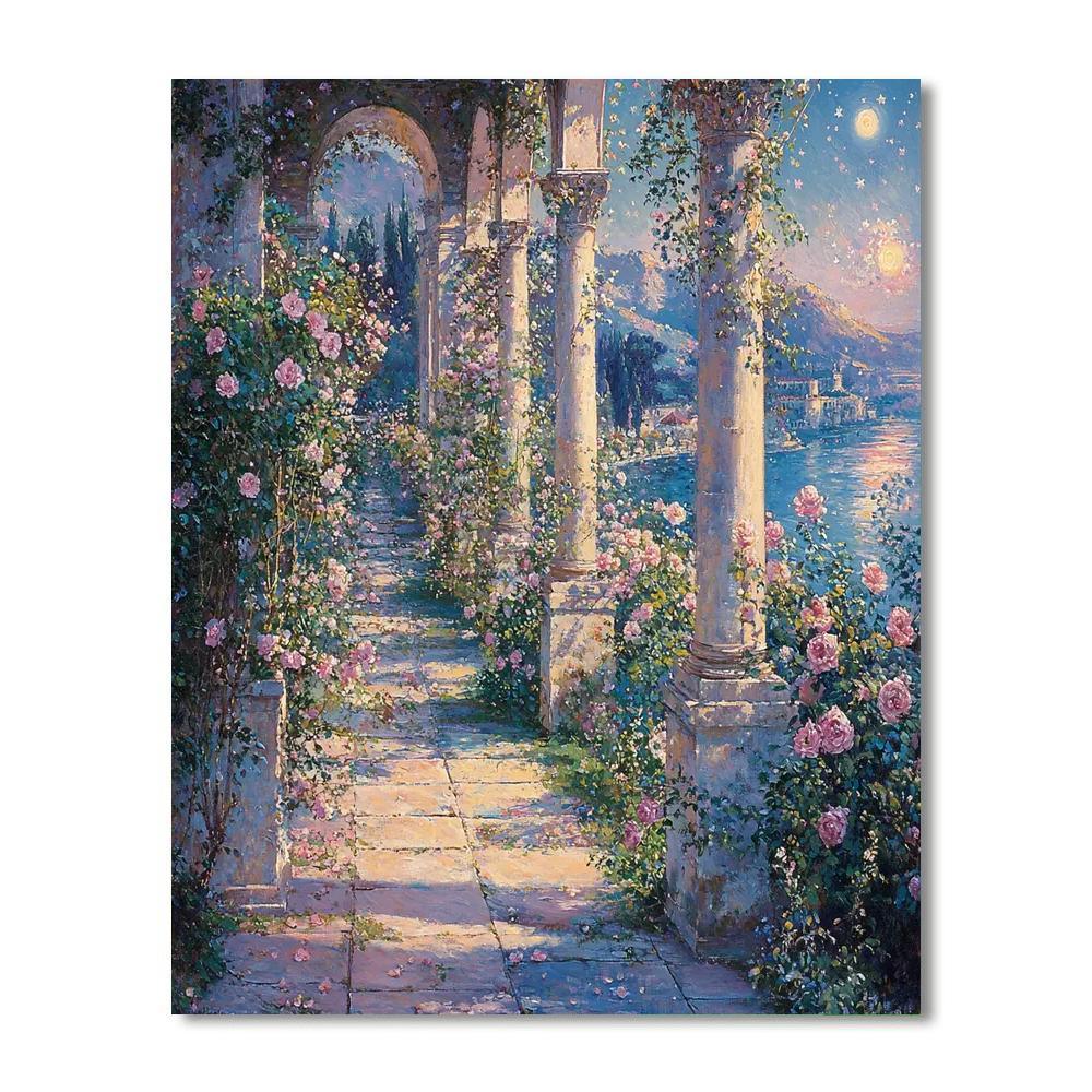 Lawrence Alma-Tadema Inspired Astral Blossom Serenity  Painting By Numbers Kit