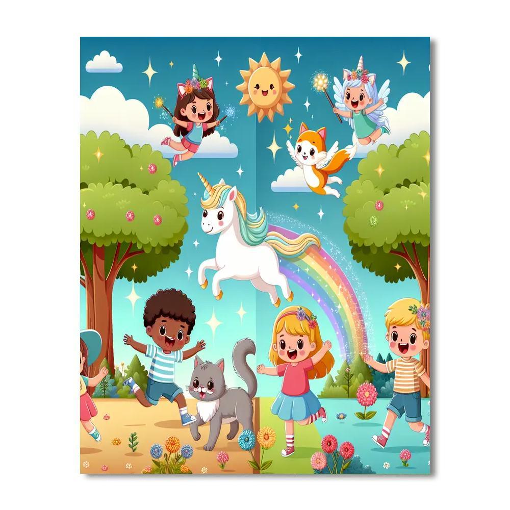 Magical Pet Adventure Paint By Number