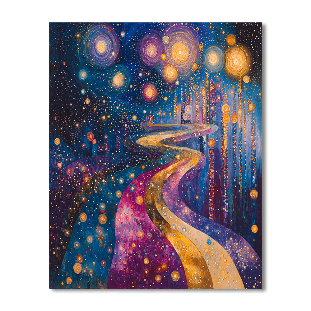Hilma Af Klint Inspired Galaxy Wanderlust  Paint By Numbers Art