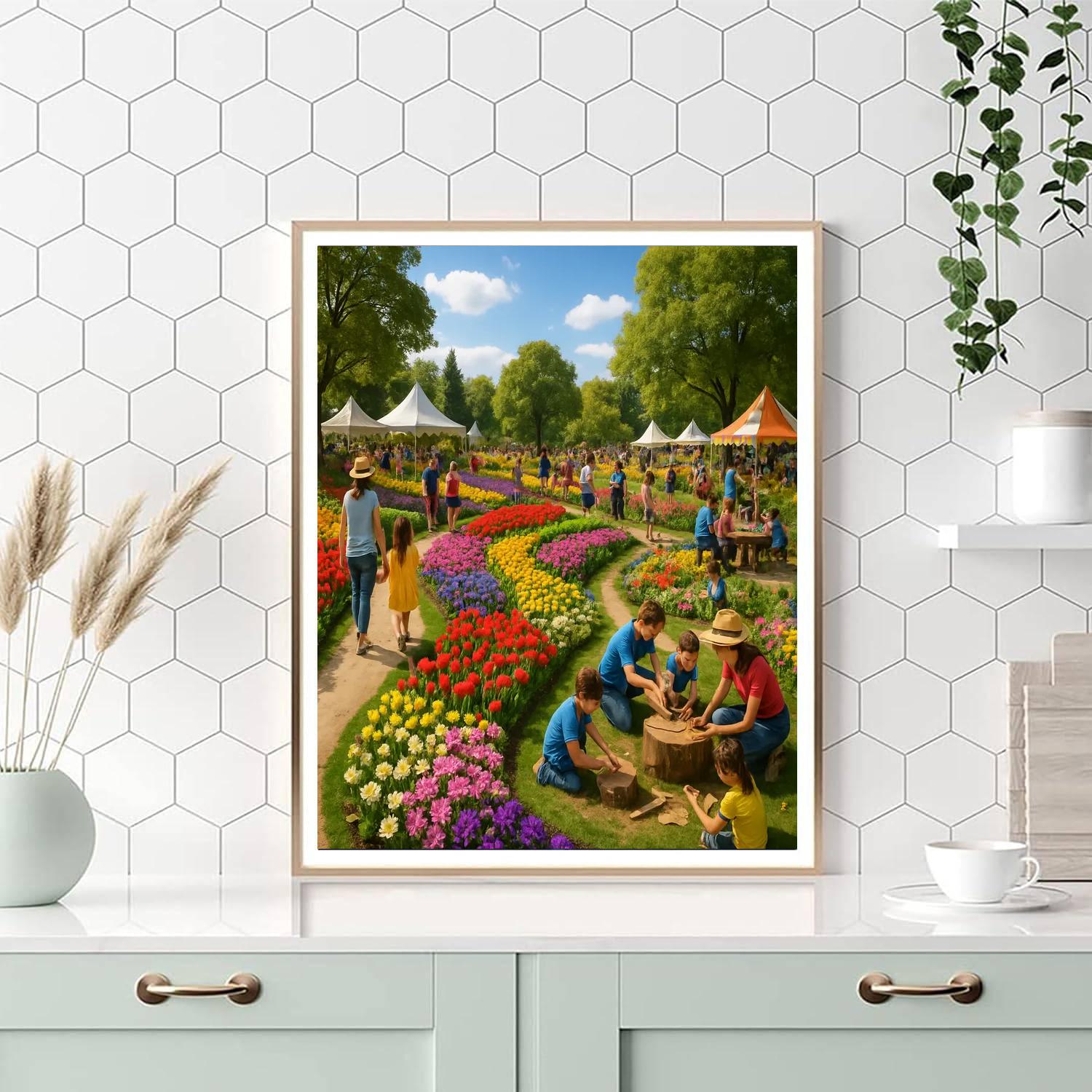 Floriade Festival Painting Number Kit