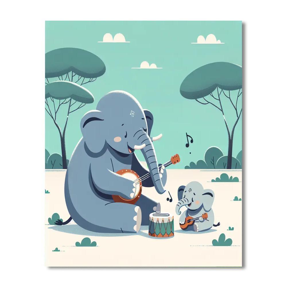 Gentle Giants' Serenade Paint By Number