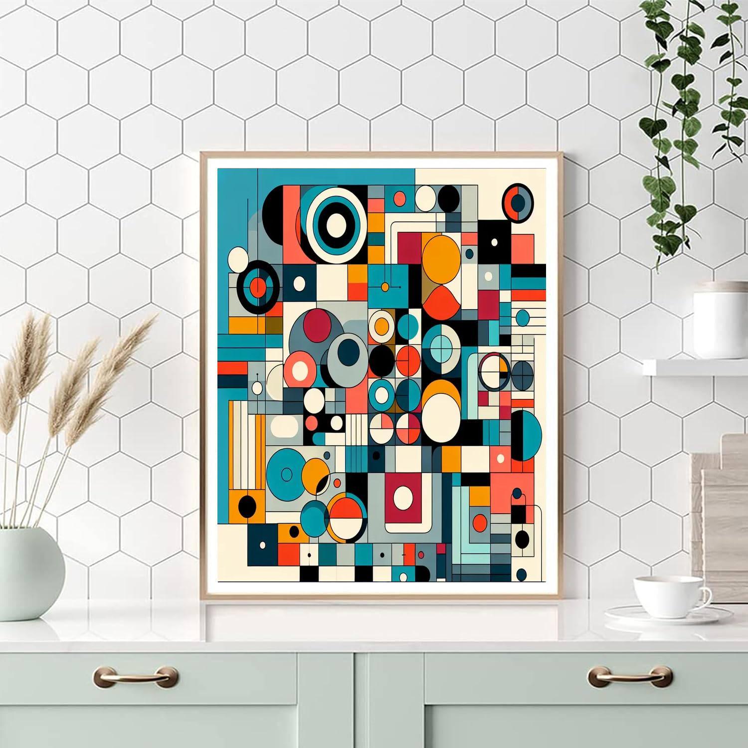 Chic Modern Abstract Paint By Numbers Kits