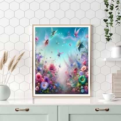Fairy Tale Garden Escape Numbered Painting Kits
