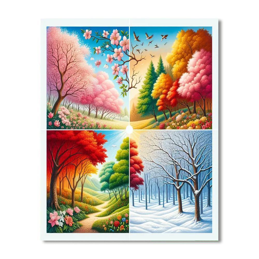 Enchanting Seasons Paint By Number