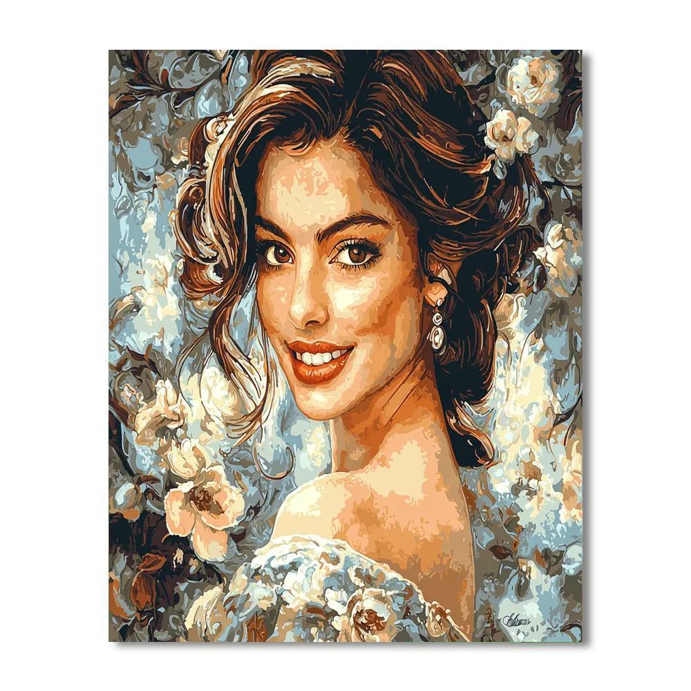 Anne Hathaway: The Enchanted Journey From Princess To Queen Numbered Painting Kits