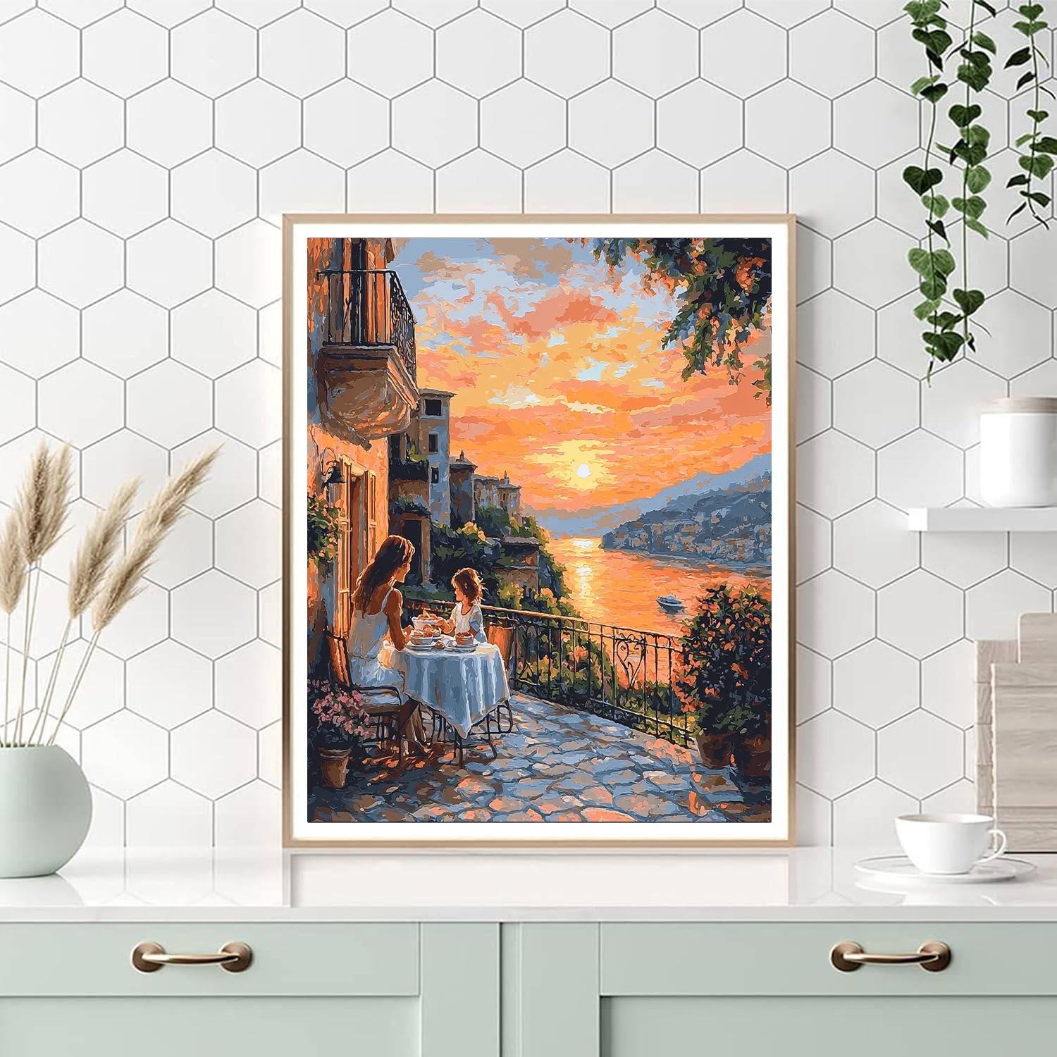 Morning Hues Of Love Numbered Painting Kits