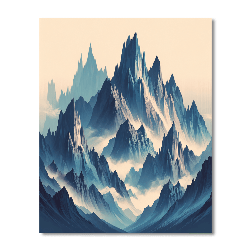 Mystic Mountain Horizon Paint By Numbers