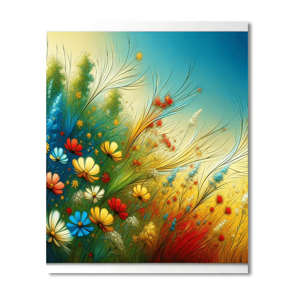 Breezy Summer Fields Paint By Numbers