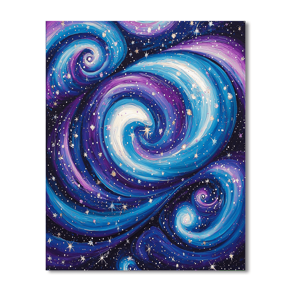 Yayoi Kusama Inspired Cosmic Patterns  Paint By Numbers