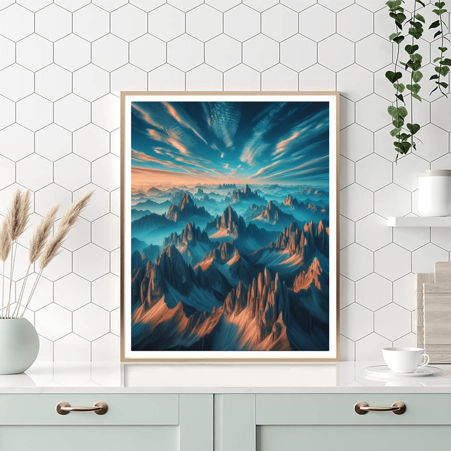 Majestic Mountaintop Vista DIY Paint By Numbers