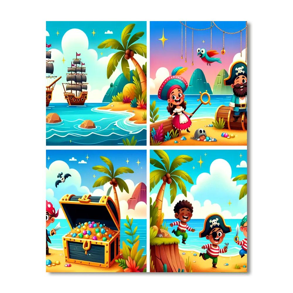 Pirate's Bay Numbered Painting Kits