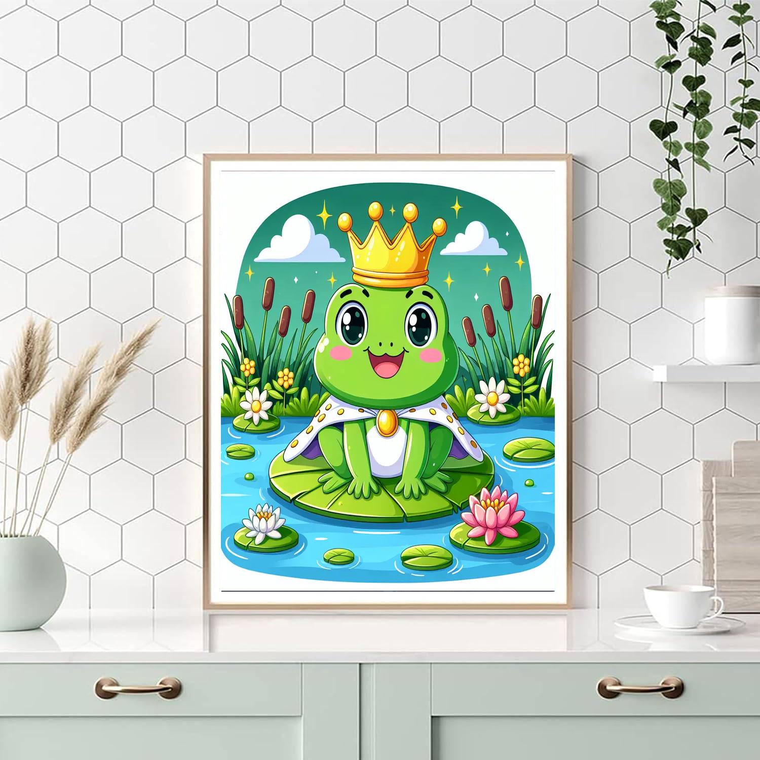Creative Frog Prince Painting By Numbers Kit