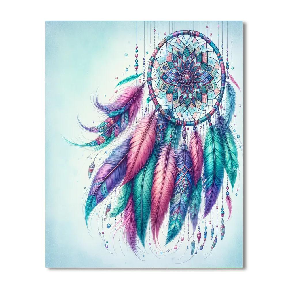 Mystical Dream Catcher Paint By Numbers Art