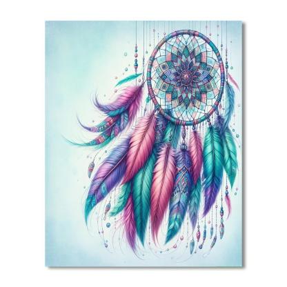 Mystical Dream Catcher Paint By Numbers Art