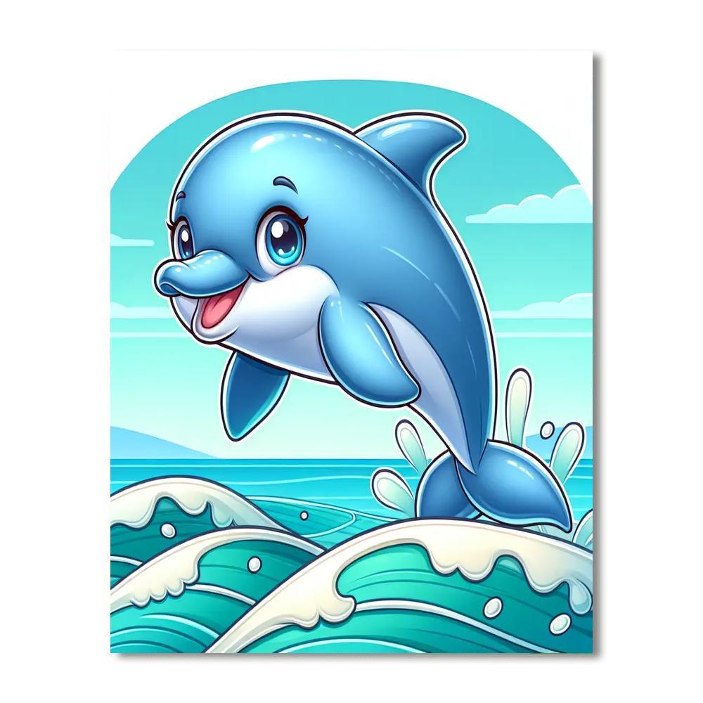 Ocean Adventure Learning Series Paint By Numbers Art