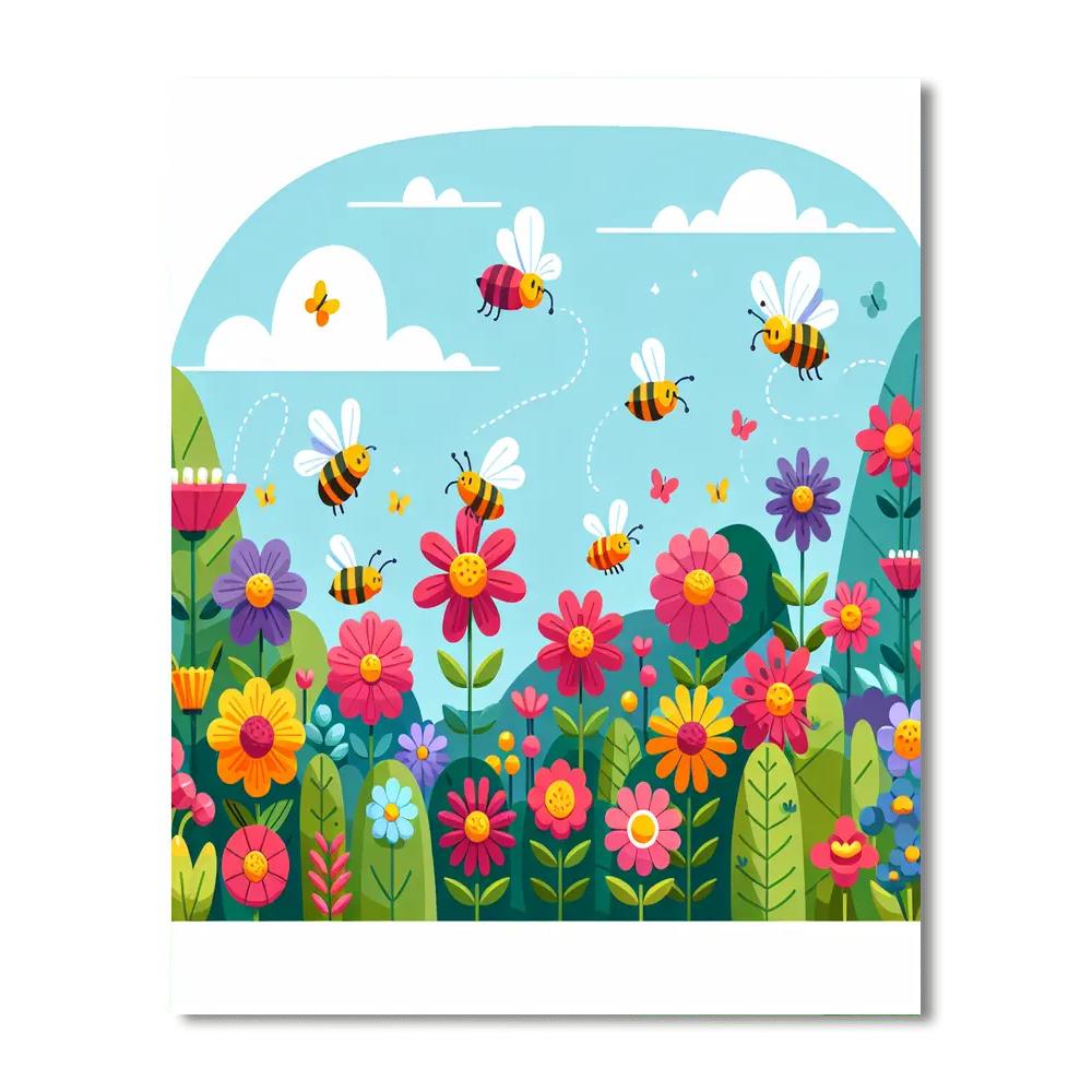 Garden Wonders Paint By Number