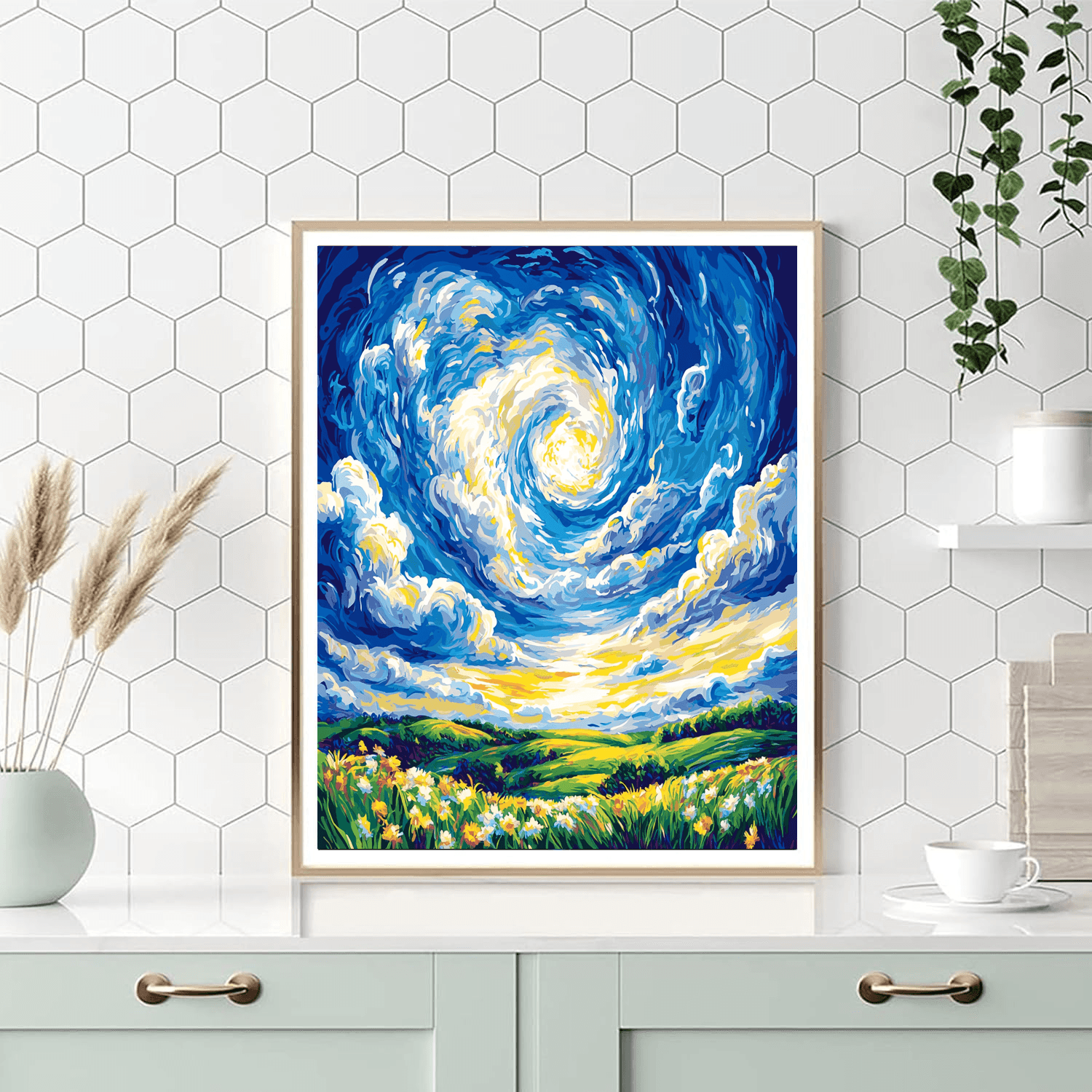Vincent Van Gogh Inspired Summer Skies  Paint By Numbers Kits