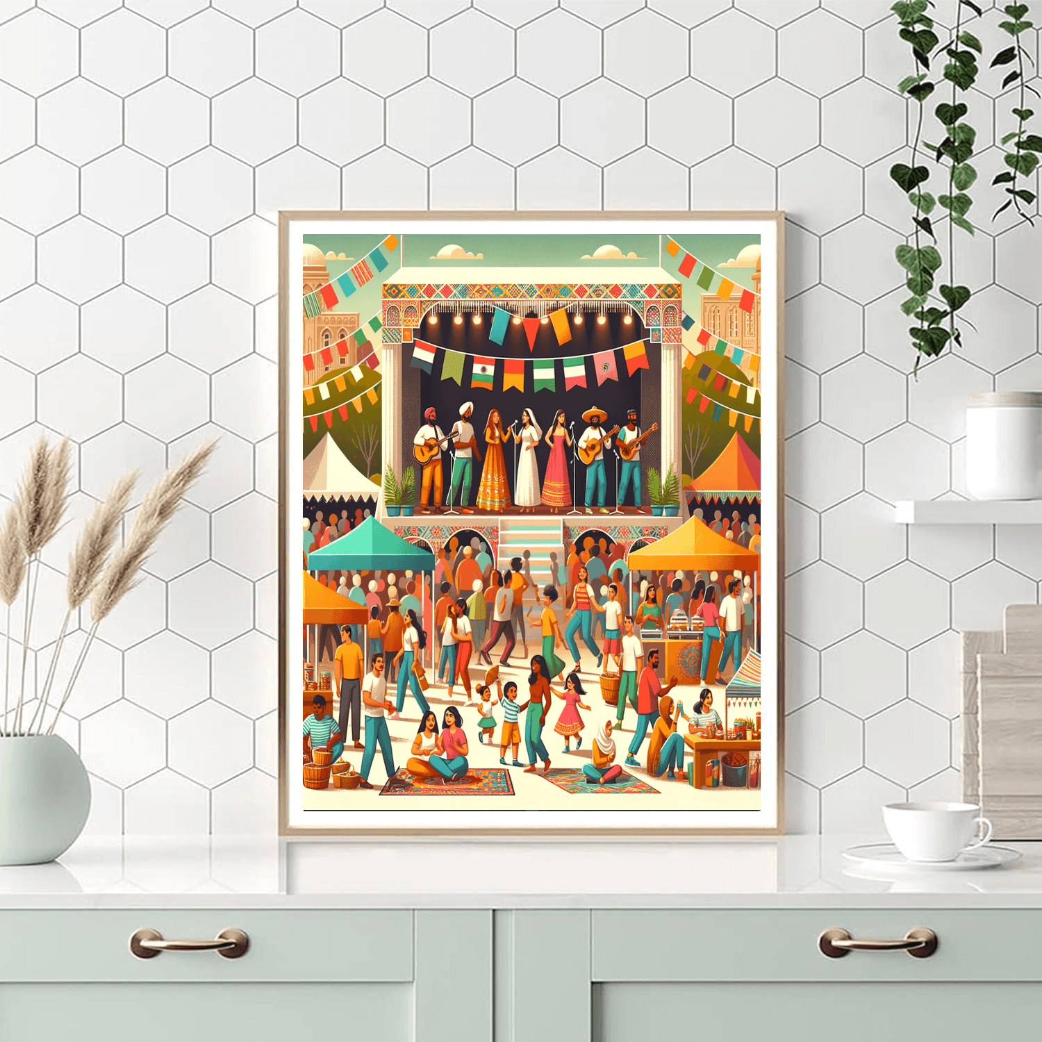 Folkfest - Canada DIY Paint By Numbers