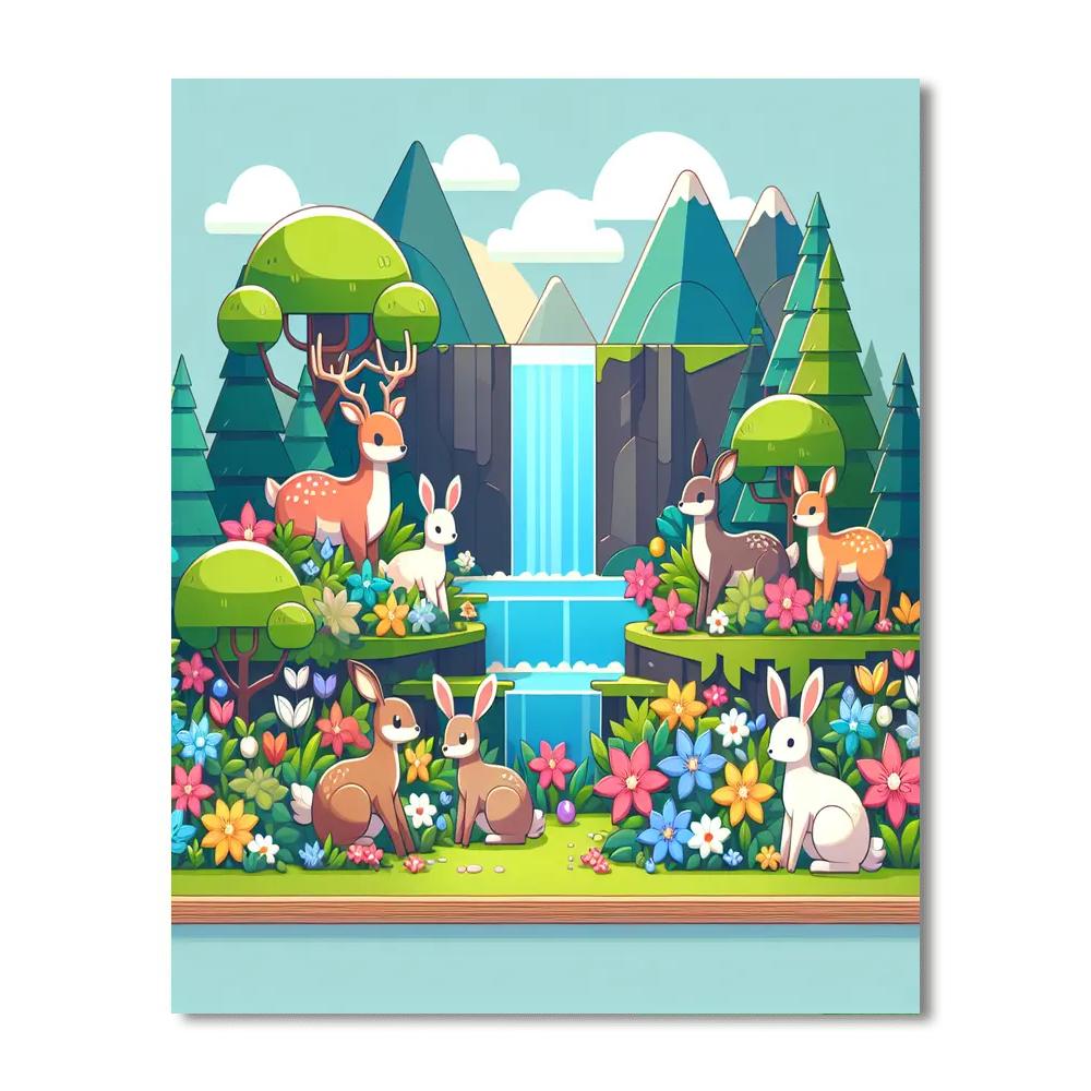 Enchanted Enchanted Wonderland Painting Number Kit