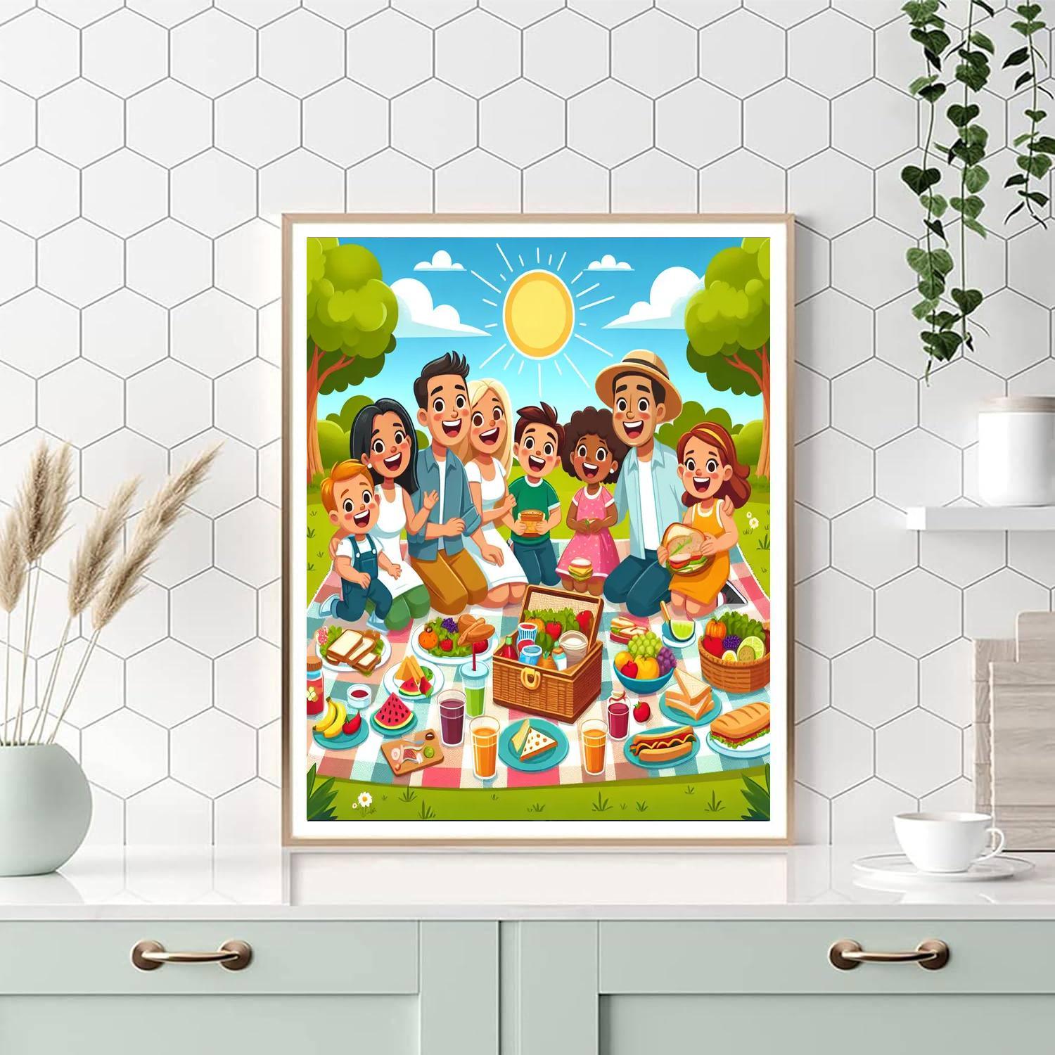 Happy Family Reunion Paint By Number
