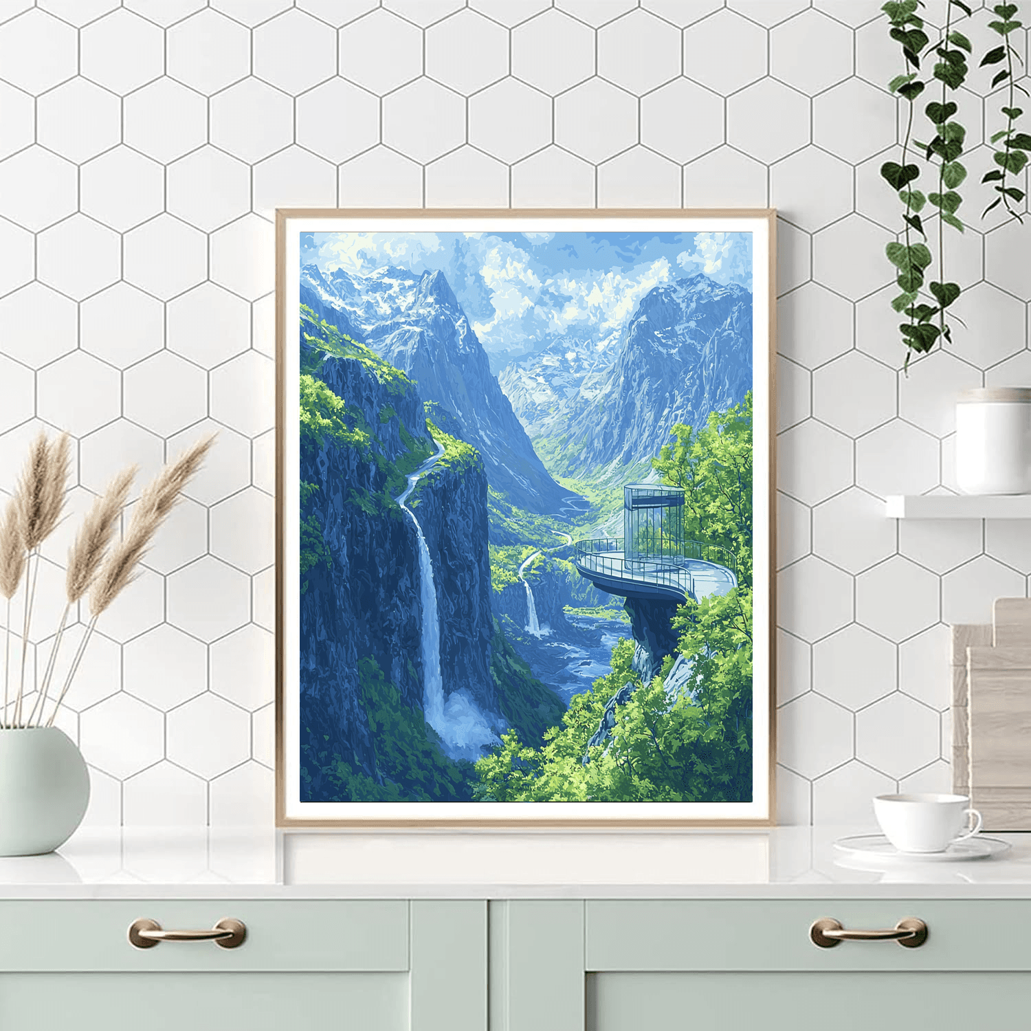 Trollstigen - Rauma Number Painting