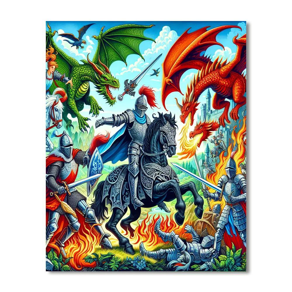 Timeless Fantasy Adventure DIY Paint By Numbers