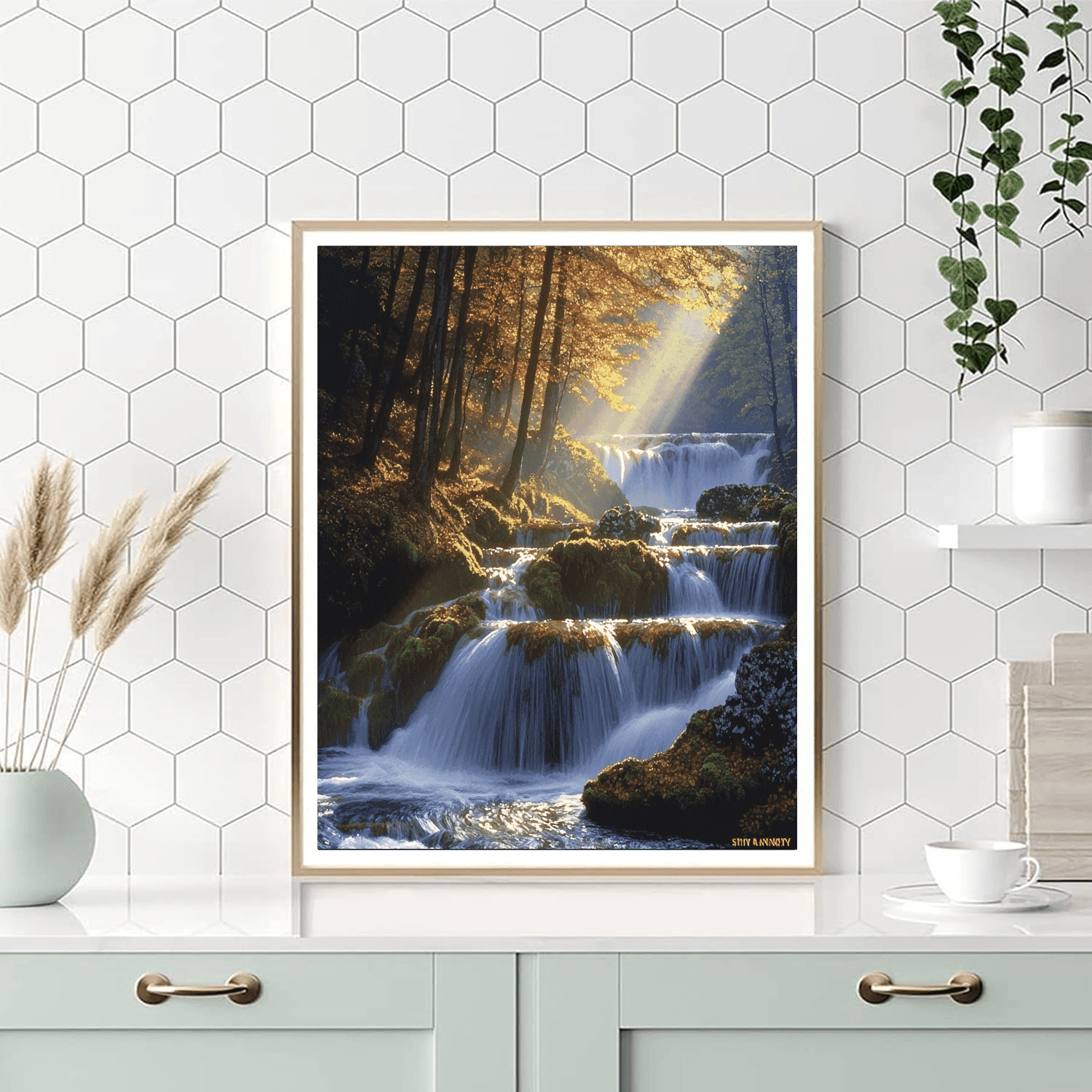 Cascades Du Hérisson - France Painting Number Kit