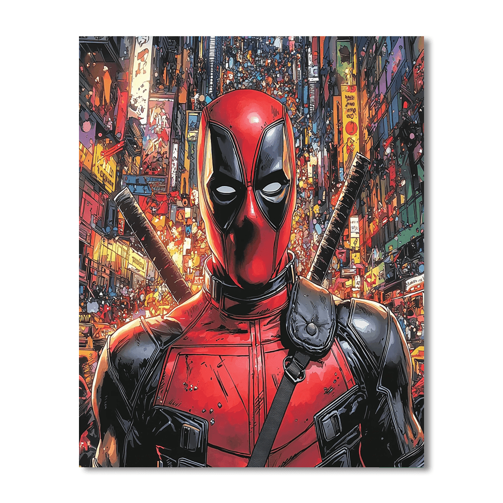 Ryan Reynolds: The Merc With A Mouth Unplugged Numbered Painting Kits