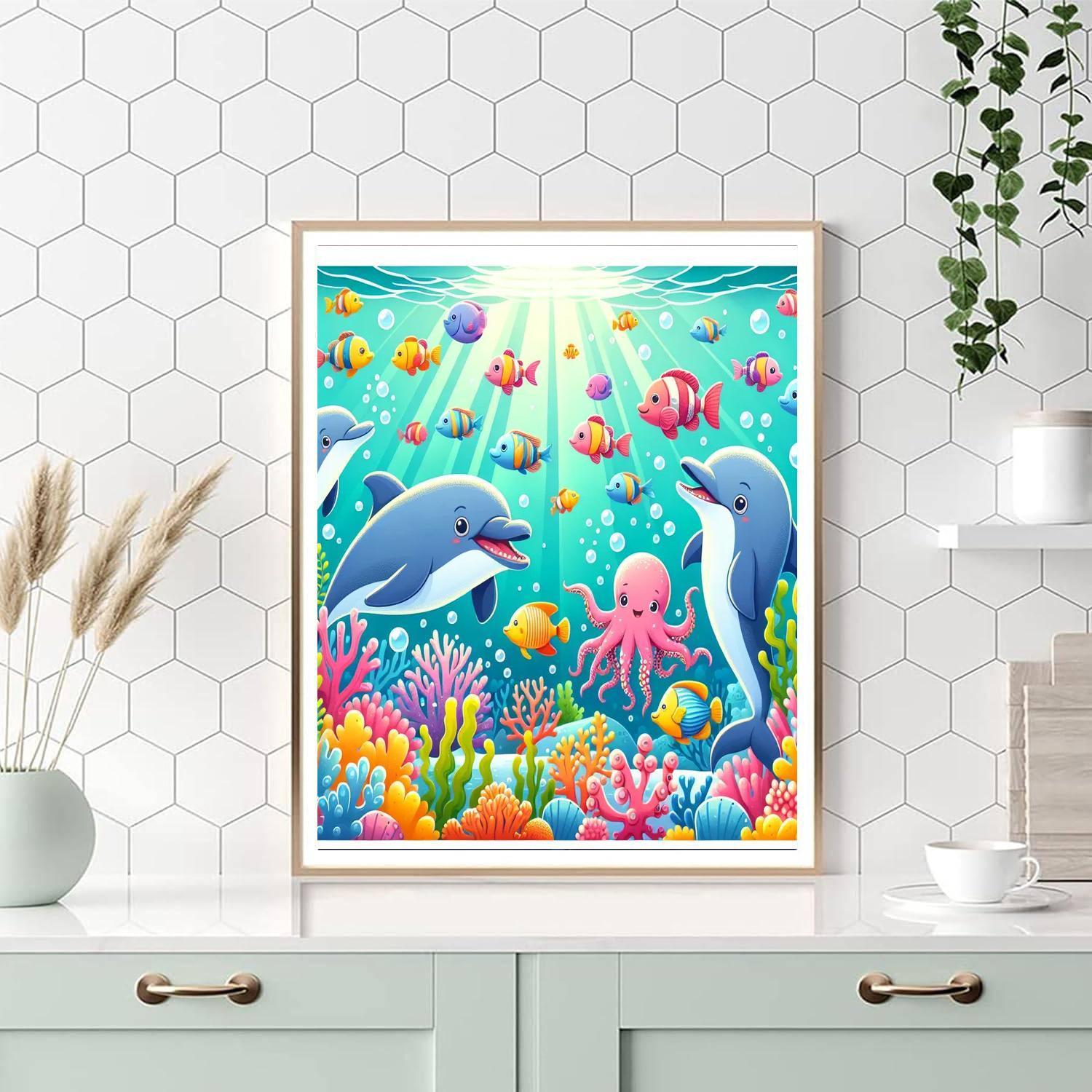 Silly Sea Adventure Numbered Painting Kits