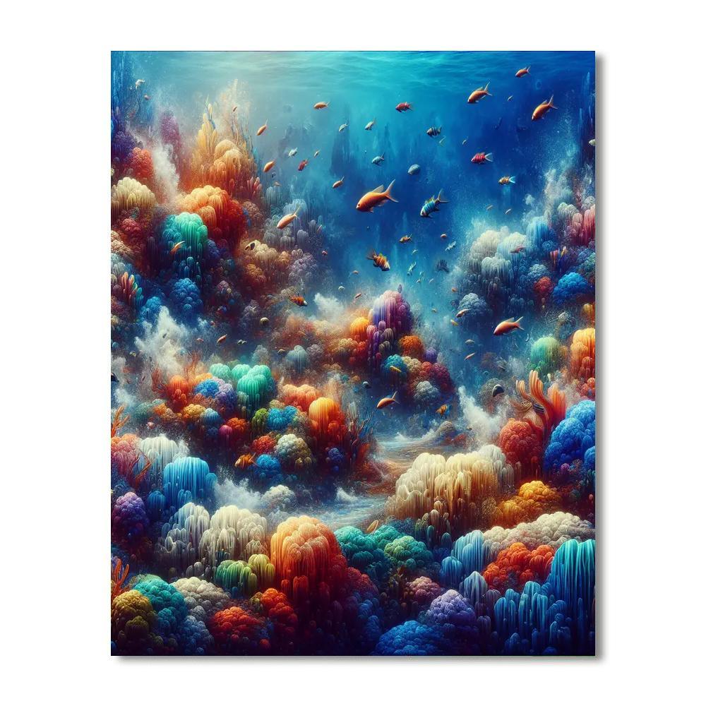 Underwater Ocean Fantasy Paint By Number