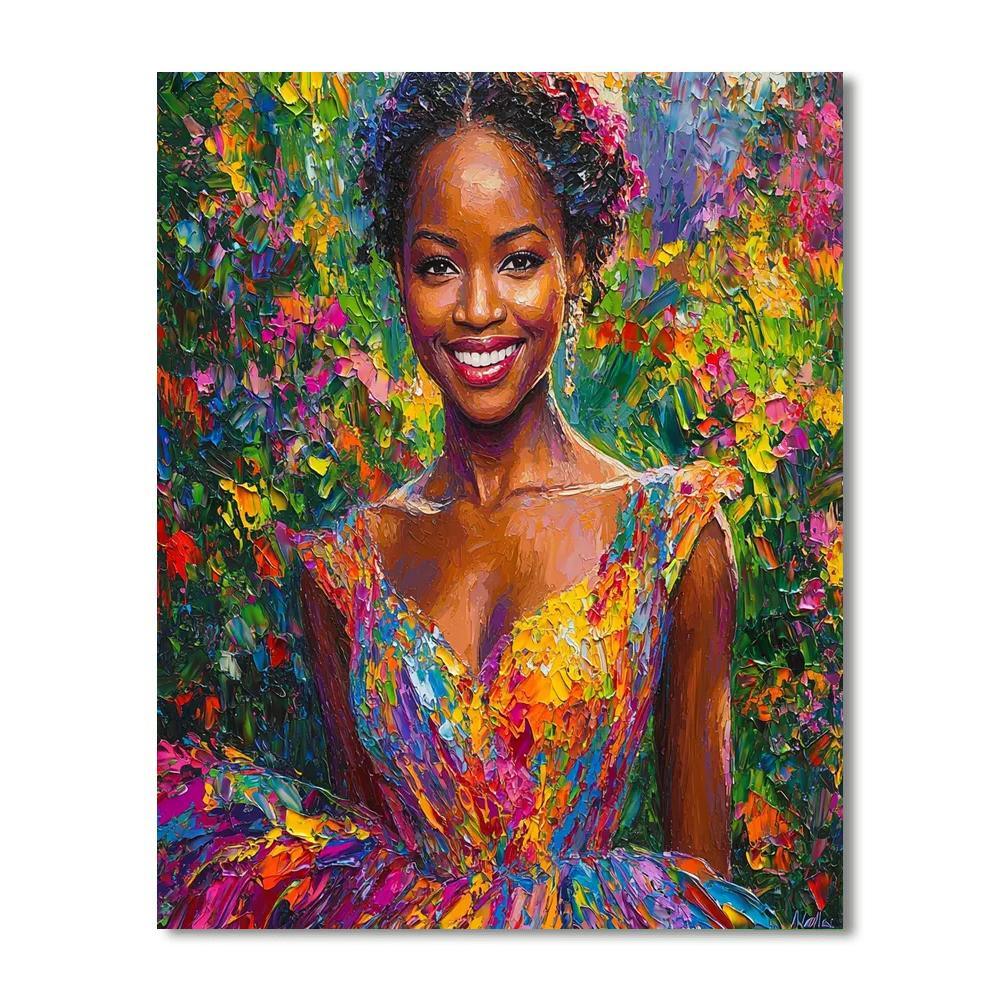 Lupita Nyong'o: The Voice Of Resilience And Beauty Numbered Painting Kits