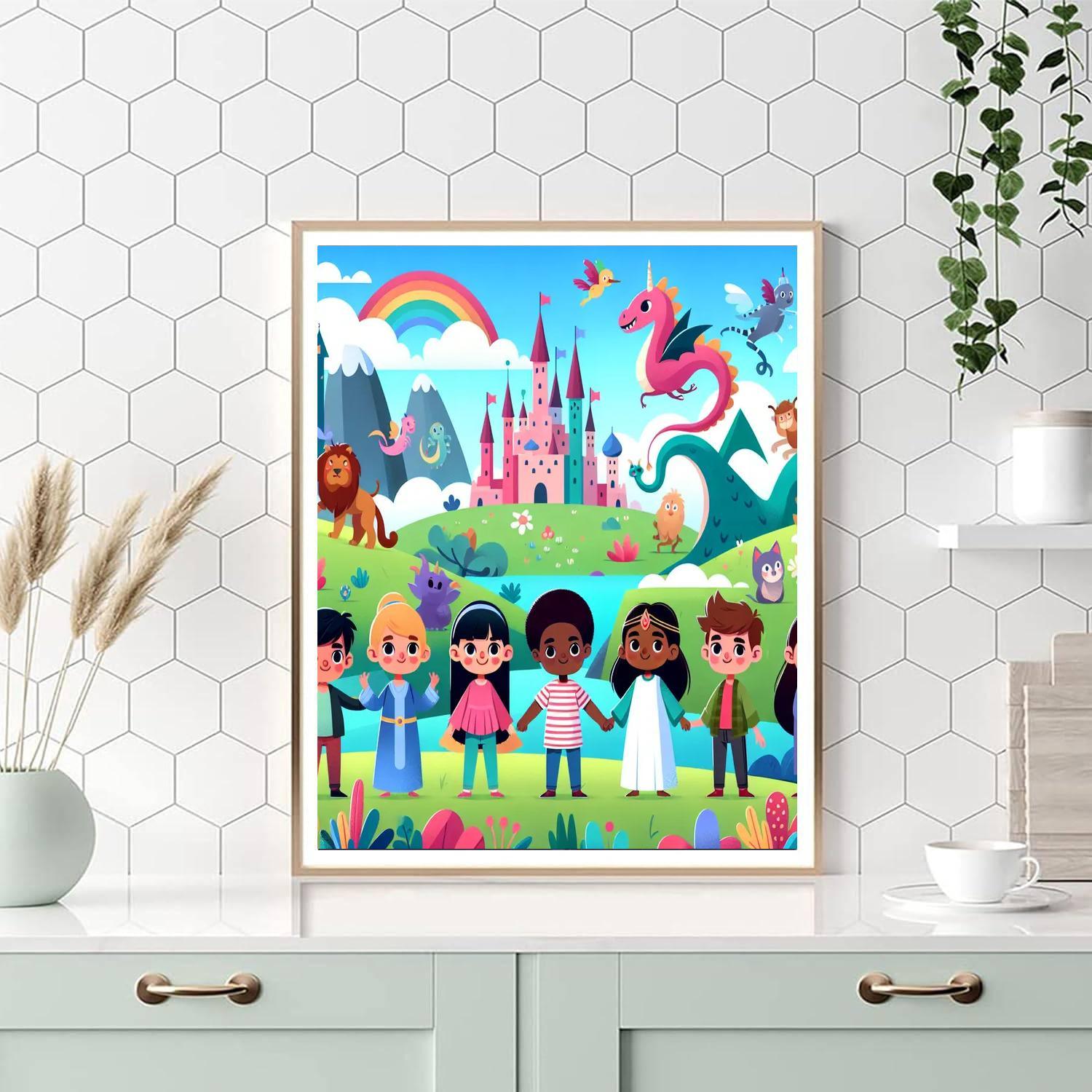 Fantasy Dreamscape Journey Paint By Numbers Art
