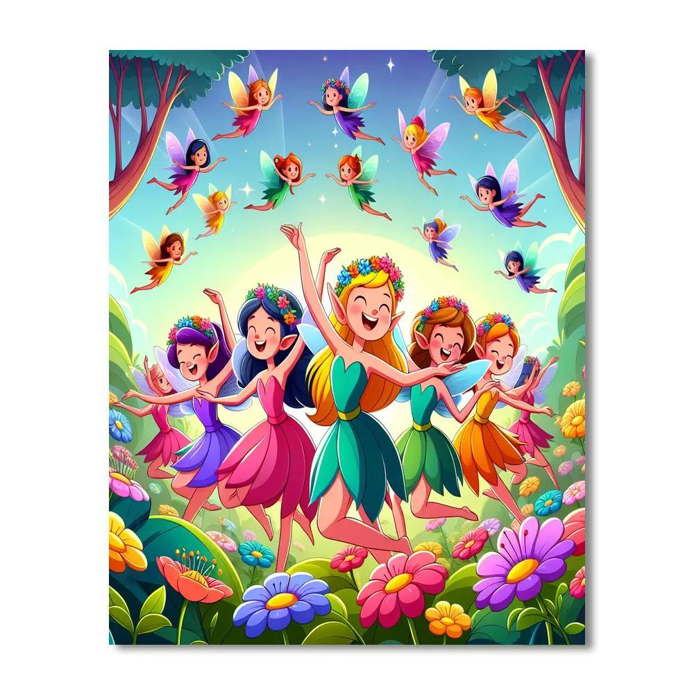 Forest Fairy Adventure Paint By Number