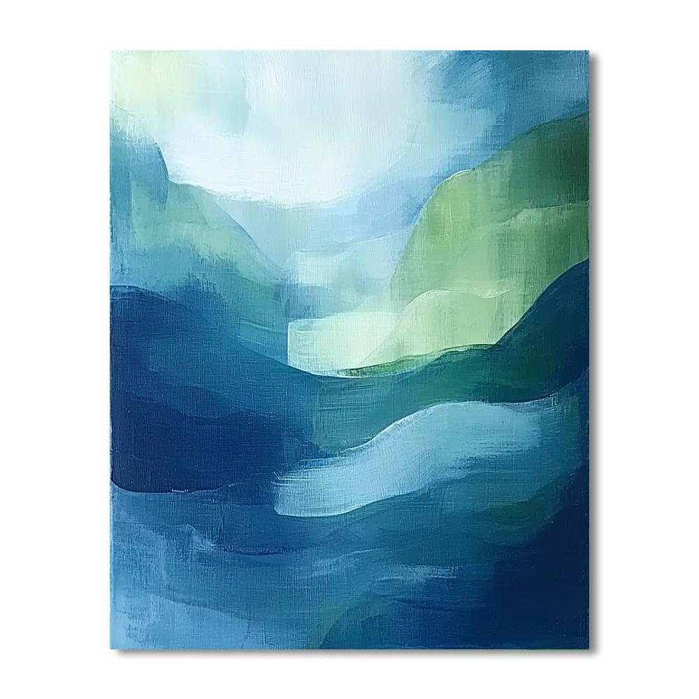 Paul Cézanne Inspired Timeless Cascade  Paint By Numbers Kits