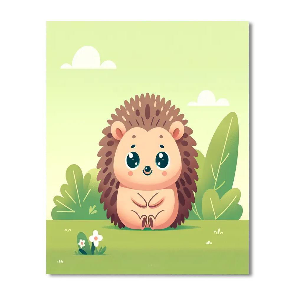 Humble Hedgehog Painting By Numbers Kit