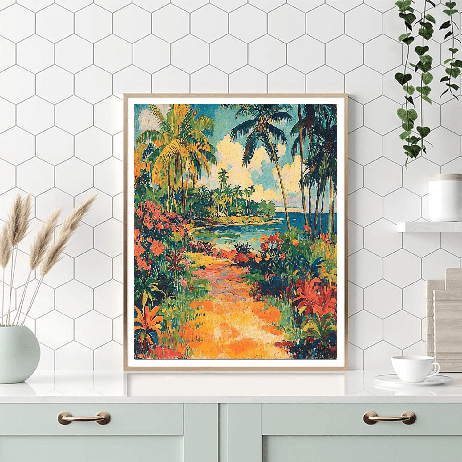 Paul Gauguin Inspired Gauguin's Tropical Fantasy  Paint By Numbers Kits