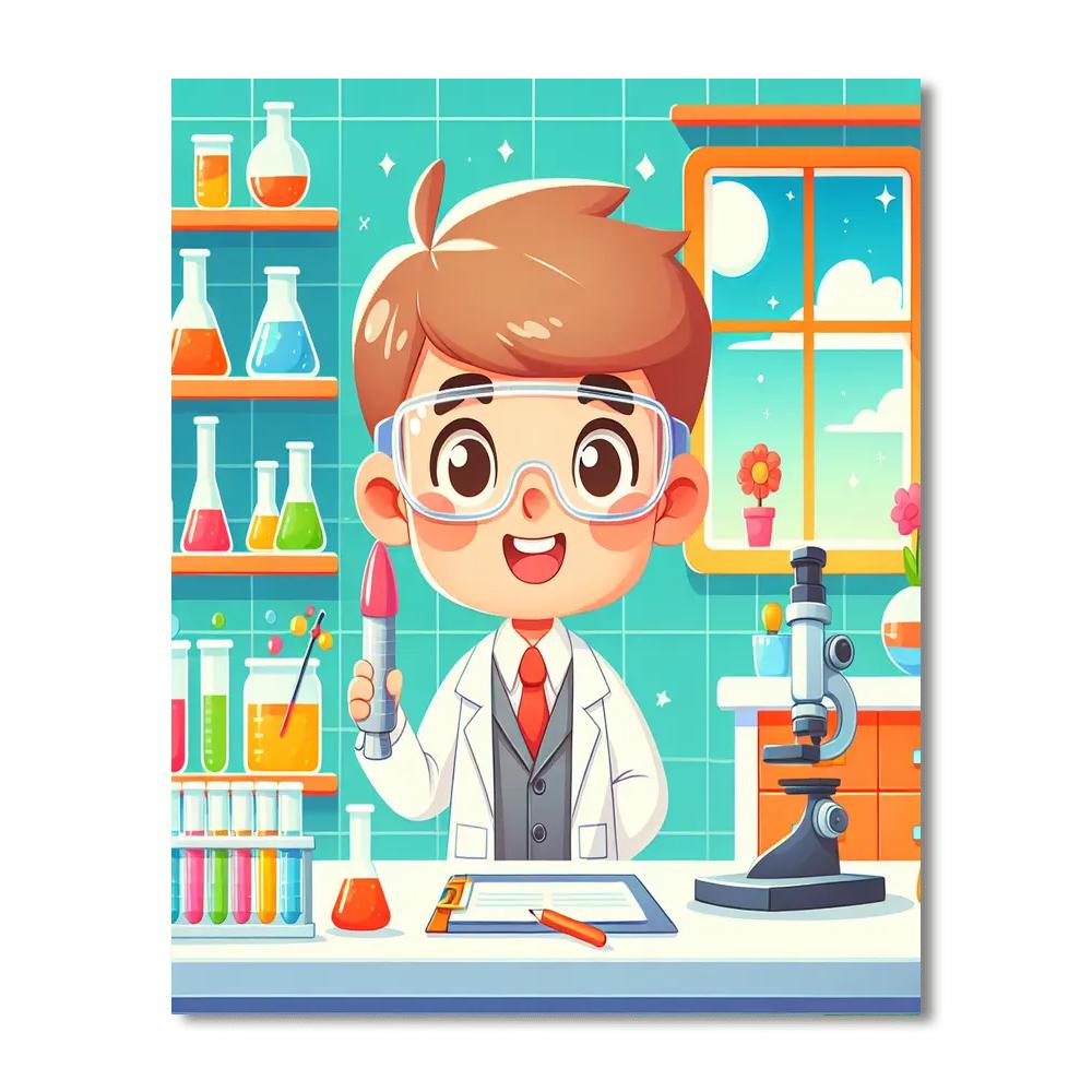 Rocket Scientist Paint By Number