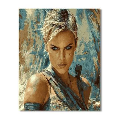 Charlize Theron: The Powerful Force Of Furiosa Paint By Numbers Kits