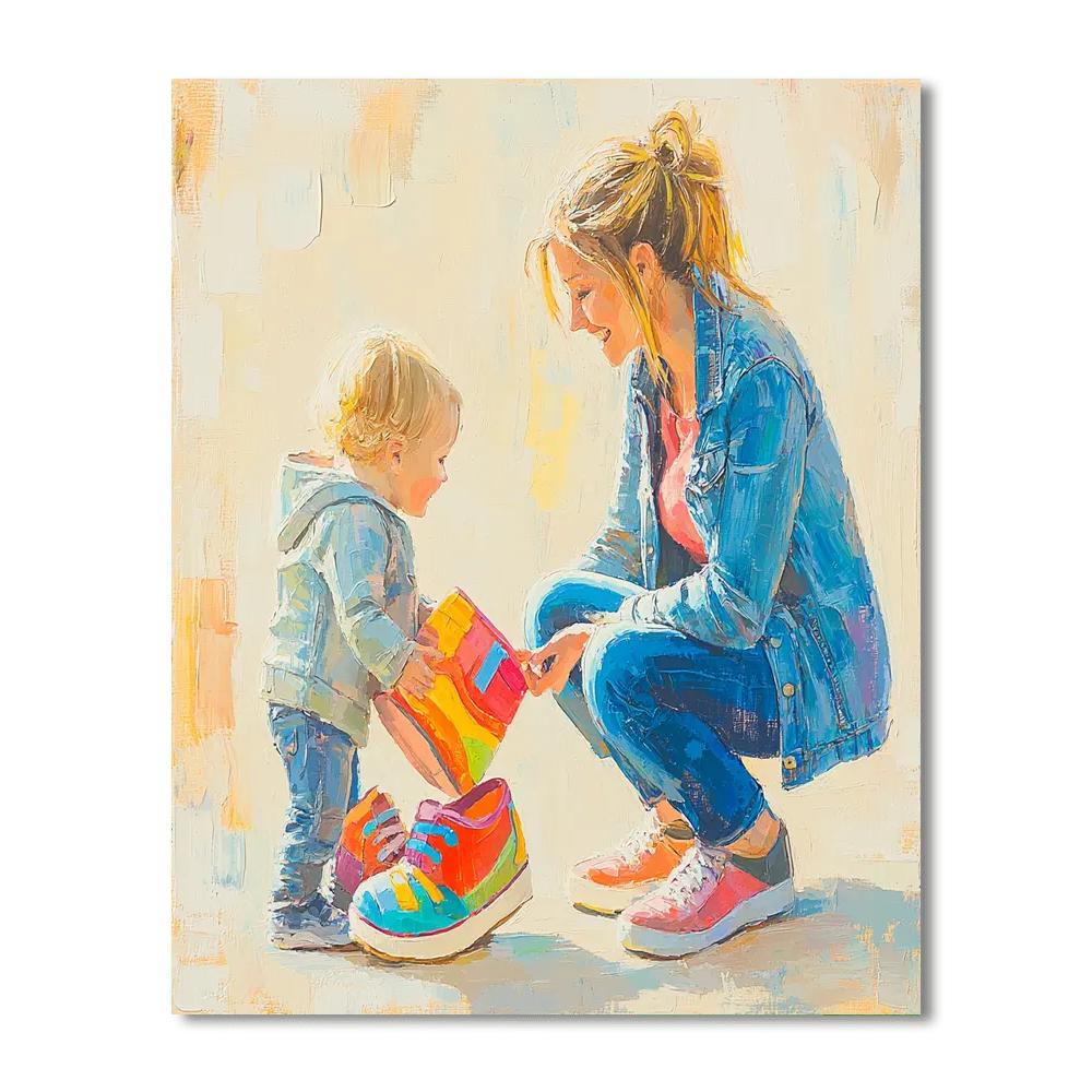 In Her Shoes Paint By Numbers