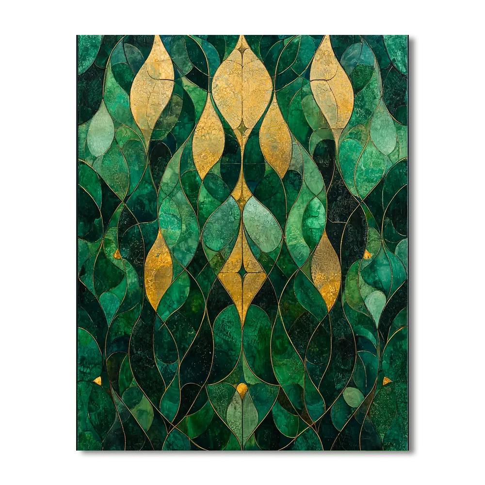 Gustav Klimt Inspired Resonant Patterns  Paint By Numbers Kits