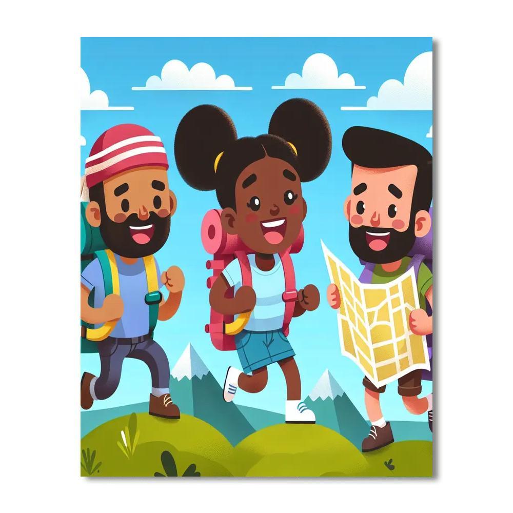 Adventurous Explorers Numbered Painting Kits